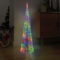 vidaXL LED-Kegel Acryl Weihnachtsdeko Pyramide Bunt 120 cm vidaXL LED-Kegel Acryl Weihnachtsdeko Pyramide Bunt 120 cm
