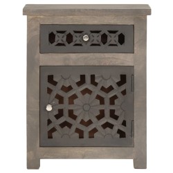 vidaXL Nachttisch 40×30×50 cm Mango Massivholz