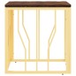 vidaXL Couchtisch Golden Edelstahl und Altholz Massiv vidaXL Couchtisch Golden Edelstahl und Altholz Massiv