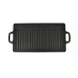 vidaXL Grillplatte Wendeplatte 2 Stk. Gusseisen 38x23 cm vidaXL Grillplatte Wendeplatte 2 Stk. Gusseisen 38x23 cm