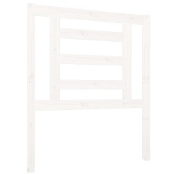 vidaXL Kopfteil Weiß 81x4x100 cm Massivholz Kiefer