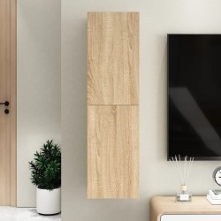 vidaXL TV-Schrank Sonoma-Eiche 30,5x30x110 cm Holzwerkstoff