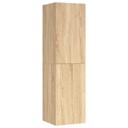 vidaXL TV-Schrank Sonoma-Eiche 30,5x30x110 cm Holzwerkstoff