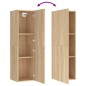 vidaXL TV-Schrank Sonoma-Eiche 30,5x30x110 cm Holzwerkstoff vidaXL TV-Schrank Sonoma-Eiche 30,5x30x110 cm Holzwerkstoff