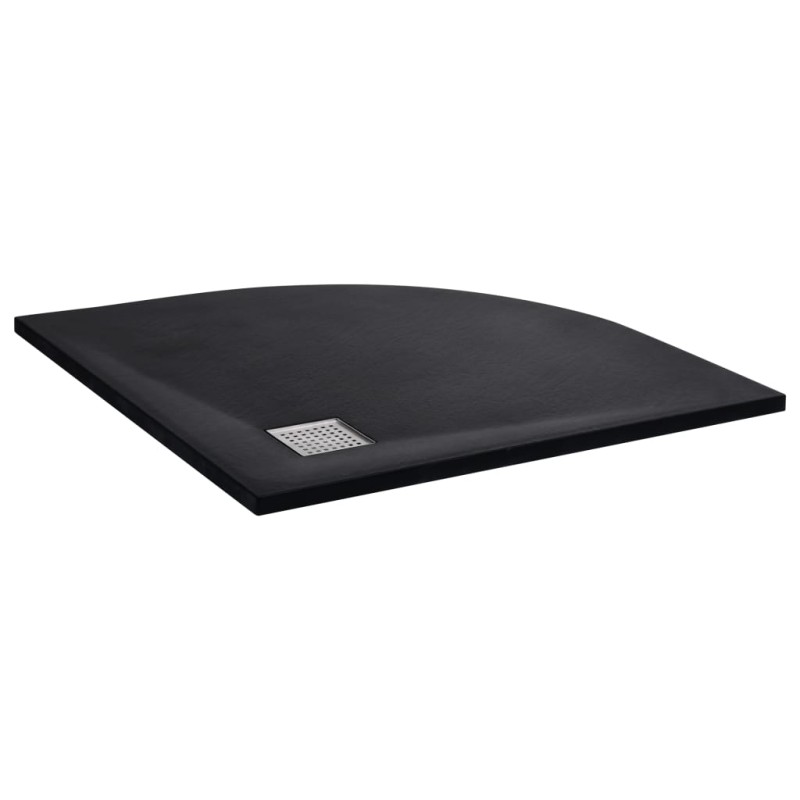 vidaXL Duschtasse SMC Schwarz 90x90 cm vidaXL Duschtasse SMC Schwarz 90x90 cm