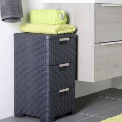 Curver Style Schubladenschrank 42 L Anthrazit