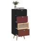 vidaXL Highboard mit Schubladen 40x30x95 cm Holzwerkstoff vidaXL Highboard mit Schubladen 40x30x95 cm Holzwerkstoff