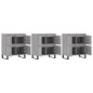 vidaXL Sideboards 3 Stk. Grau Sonoma Holzwerkstoff vidaXL Sideboards 3 Stk. Grau Sonoma Holzwerkstoff