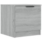 vidaXL Nachttisch Grau Sonoma 40x39x40 cm vidaXL Nachttisch Grau Sonoma 40x39x40 cm