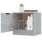 vidaXL Nachttisch Grau Sonoma 40x39x40 cm vidaXL Nachttisch Grau Sonoma 40x39x40 cm