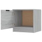 vidaXL Nachttisch Grau Sonoma 40x39x40 cm vidaXL Nachttisch Grau Sonoma 40x39x40 cm