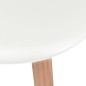 vidaXL Esszimmerstühle 4 Stk. Weiß Kunststoff vidaXL Esszimmerstühle 4 Stk. Weiß Kunststoff