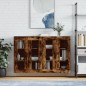 vidaXL Wandschränke 2 Stk. Räuchereiche Holzwerkstoff vidaXL Wandschränke 2 Stk. Räuchereiche Holzwerkstoff
