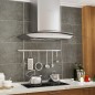 vidaXL Wandmontierte Dunstabzugshaube 90 cm Edelstahl 756 m³/h LED vidaXL Wandmontierte Dunstabzugshaube 90 cm Edelstahl 756 m³/h LED