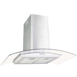 vidaXL Wandmontierte Dunstabzugshaube 90 cm Edelstahl 756 m³/h LED