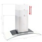vidaXL Wandmontierte Dunstabzugshaube 90 cm Edelstahl 756 m³/h LED vidaXL Wandmontierte Dunstabzugshaube 90 cm Edelstahl 756 m³/h LED
