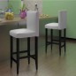 vidaXL Barhocker 2 Stk. Weiß Kunstleder vidaXL Barhocker 2 Stk. Weiß Kunstleder