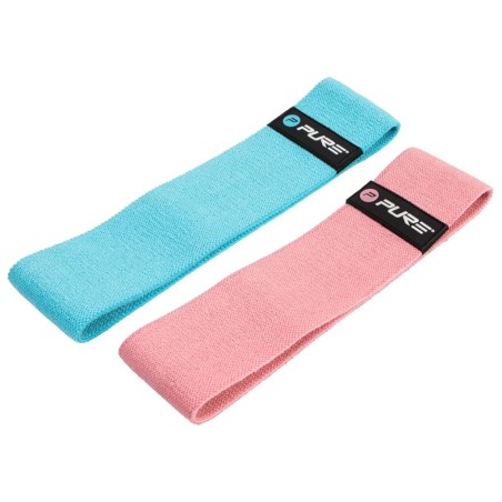 Pure2Improve Fitnessband-Set Blau und Rosa 
