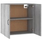 vidaXL Wandschrank Grau Sonoma 60x31x60 cm Holzwerkstoff