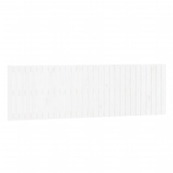 vidaXL Wand-Kopfteil Weiß 185x3x60 cm Massivholz Kiefer