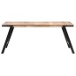 vidaXL Esstisch 180x90x76 cm Massivholz Mango vidaXL Esstisch 180x90x76 cm Massivholz Mango