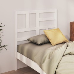 vidaXL Bett-Kopfteil Weiß 81x4x104 cm Massivholz Kiefer