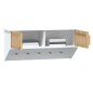 vidaXL Wandgarderobe mit Haken Weiß 80x24x35,5 cm Holzwerkstoff vidaXL Wandgarderobe mit Haken Weiß 80x24x35,5 cm Holzwerkstoff