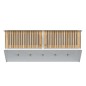 vidaXL Wandgarderobe mit Haken Weiß 80x24x35,5 cm Holzwerkstoff vidaXL Wandgarderobe mit Haken Weiß 80x24x35,5 cm Holzwerkstoff