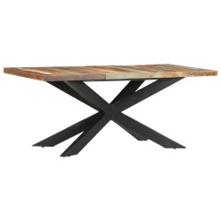vidaXL Esstisch 180 x 90 x 76 cm Recyceltes Massivholz 
