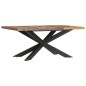 vidaXL Esstisch 180 x 90 x 76 cm Recyceltes Massivholz vidaXL Esstisch 180 x 90 x 76 cm Recyceltes Massivholz