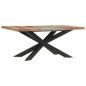 vidaXL Esstisch 180 x 90 x 76 cm Recyceltes Massivholz vidaXL Esstisch 180 x 90 x 76 cm Recyceltes Massivholz