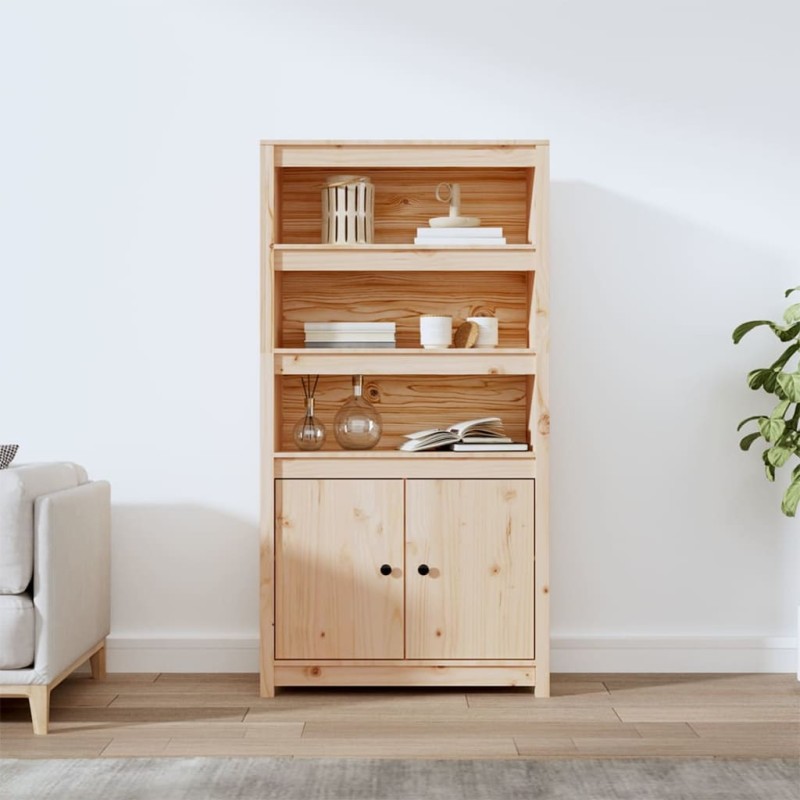 vidaXL Highboard 80x35x154 cm Massivholz Kiefer vidaXL Highboard 80x35x154 cm Massivholz Kiefer