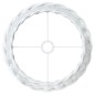 vidaXL Lampenschirm Weiß Ø45x28 cm Korbweide vidaXL Lampenschirm Weiß Ø45x28 cm Korbweide