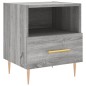 vidaXL Nachttisch Grau Sonoma 40x35x47,5 cm Holzwerkstoff vidaXL Nachttisch Grau Sonoma 40x35x47,5 cm Holzwerkstoff