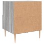 vidaXL Nachttisch Grau Sonoma 40x35x47,5 cm Holzwerkstoff vidaXL Nachttisch Grau Sonoma 40x35x47,5 cm Holzwerkstoff