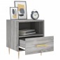 vidaXL Nachttisch Grau Sonoma 40x35x47,5 cm Holzwerkstoff vidaXL Nachttisch Grau Sonoma 40x35x47,5 cm Holzwerkstoff