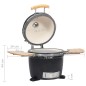 Kamado Barbecue Grill Räucherofen Keramik 44 cm Kamado Barbecue Grill Räucherofen Keramik 44 cm
