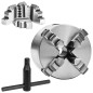 vidaXL 4-Backen-Drehfutter Selbstzentrierend 80 mm Stahl vidaXL 4-Backen-Drehfutter Selbstzentrierend 80 mm Stahl