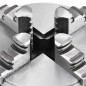 vidaXL 4-Backen-Drehfutter Selbstzentrierend 80 mm Stahl vidaXL 4-Backen-Drehfutter Selbstzentrierend 80 mm Stahl