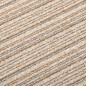 vidaXL Teppichfliesen 20 Stk. 5 m² 50x50 cm Gestreift Beige vidaXL Teppichfliesen 20 Stk. 5 m² 50x50 cm Gestreift Beige