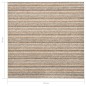 vidaXL Teppichfliesen 20 Stk. 5 m² 50x50 cm Gestreift Beige vidaXL Teppichfliesen 20 Stk. 5 m² 50x50 cm Gestreift Beige