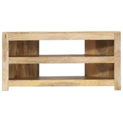 vidaXL TV-Eckschrank 90 x 45 x 45 cm Massivholz Mango