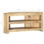 vidaXL TV-Eckschrank 90 x 45 x 45 cm Massivholz Mango vidaXL TV-Eckschrank 90 x 45 x 45 cm Massivholz Mango