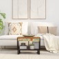 vidaXL Couchtisch 55x50x40 cm Altholz Massiv vidaXL Couchtisch 55x50x40 cm Altholz Massiv