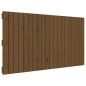 vidaXL Wand-Kopfteil Honigbraun 127,5x3x60 cm Massivholz Kiefer