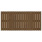 vidaXL Wand-Kopfteil Honigbraun 127,5x3x60 cm Massivholz Kiefer