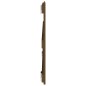 vidaXL Wand-Kopfteil Honigbraun 127,5x3x60 cm Massivholz Kiefer