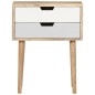 vidaXL Nachttisch 47 x 35 x 59 cm Mango Massivholz vidaXL Nachttisch 47 x 35 x 59 cm Mango Massivholz