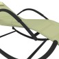 Schaukelliegen 2 Stk. Creme Stahl und Textilene Schaukelliegen 2 Stk. Creme Stahl und Textilene