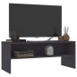 VidaXL TV-Schrank Grau 100x40x40 cm Holzwerkstoff VidaXL TV-Schrank Grau 100x40x40 cm Holzwerkstoff